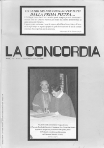 La copertina del mensile "La Concordia" di Tradate per il 30mo anniversario dell'ordinazione